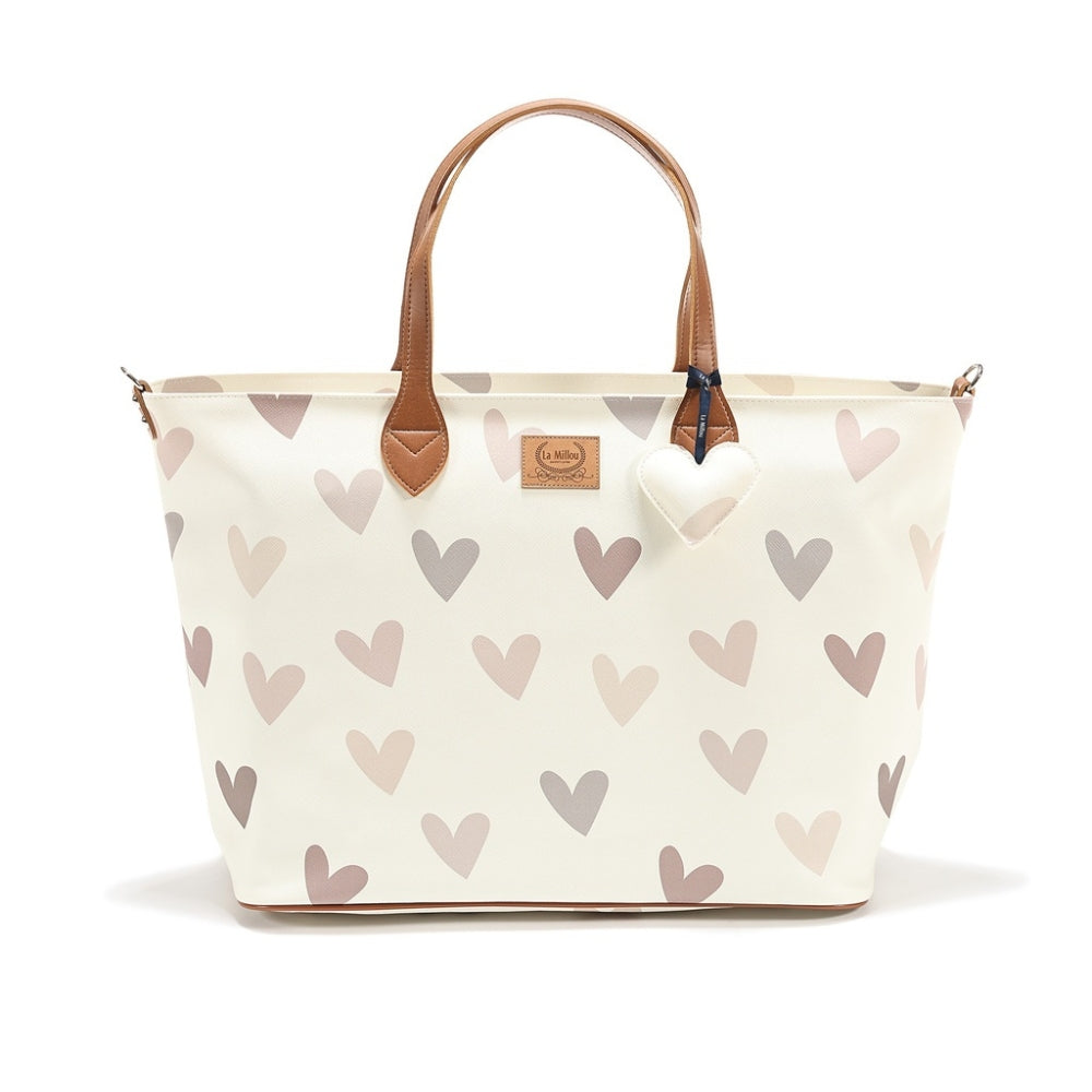La Millou Torba dla mamy Feeria Large Heartbeat Beige
