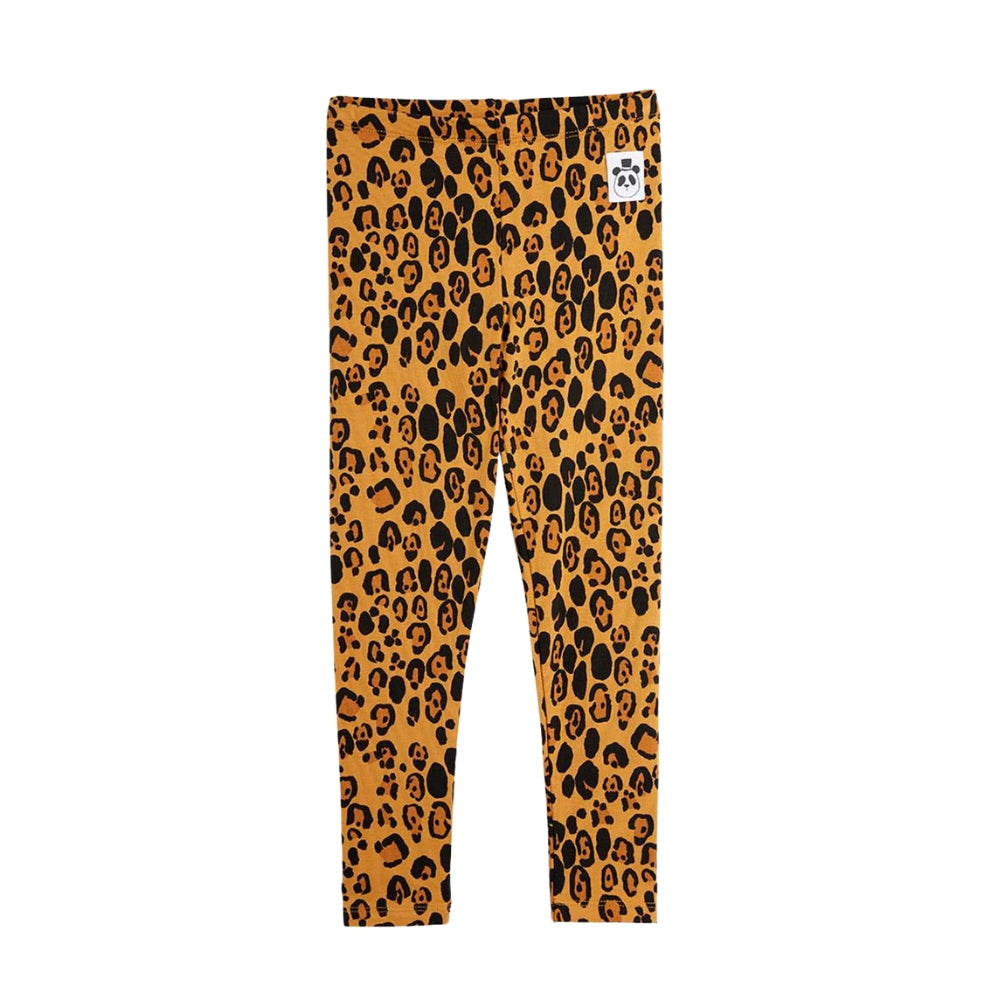 Mini Rodini Leginsy dla dziewczynki Basic leopard