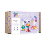 Connetix Klocki magnetyczne dla dzieci Pastel Shape Expansion Pack 48el.