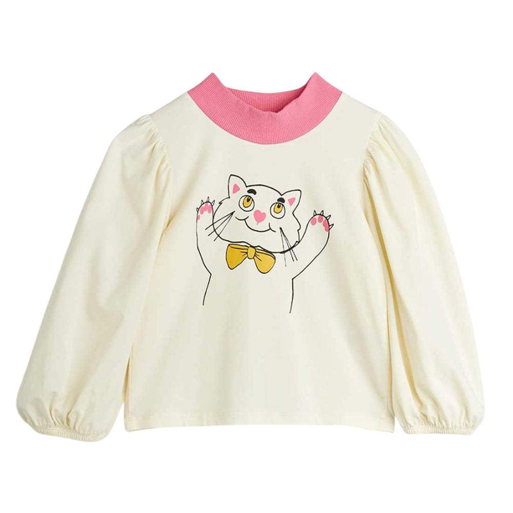 Mini Rodini Bluzka dla dzieci z długimi rękawami Cat