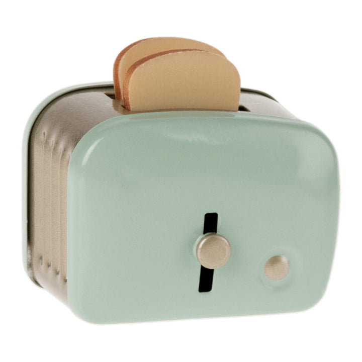 Maileg akcesoria Miniaturowy Toster z Pieczywem Miętowy