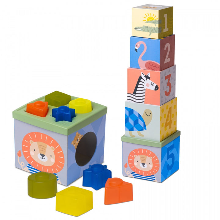Taf Toys Sorter dla dzieci i wieża Savannah