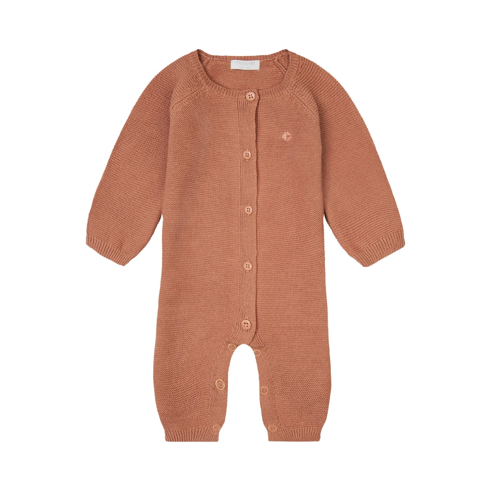 Noppies Kombinezon dla niemowlaka Monrovia Café au Lait