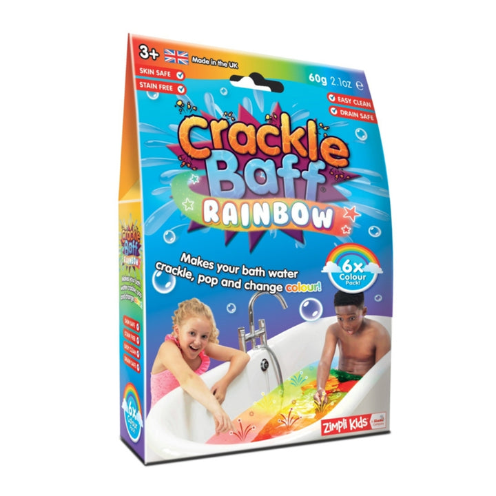 Zimpli Kids Strzelający proszek do kąpieli Crackle Baff Colours 6 użyć 6 kolorów