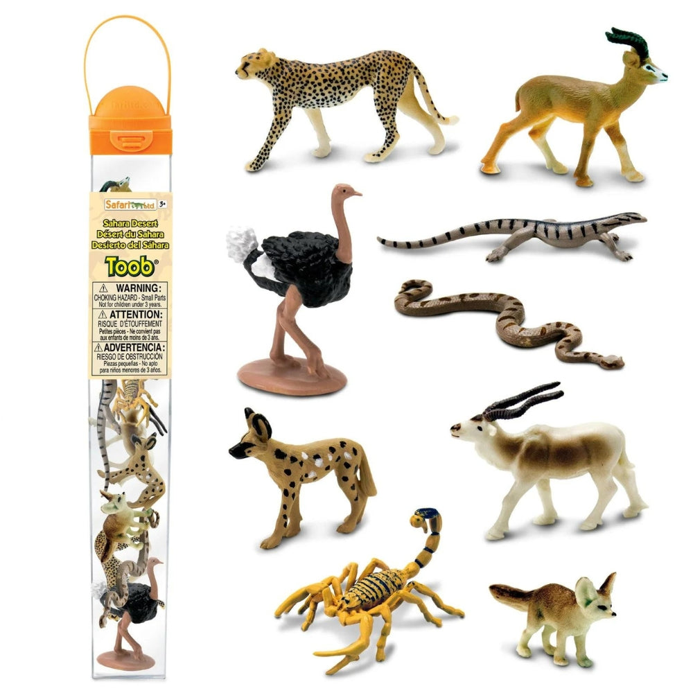 Safari Ltd Figurki zwierząt w tubie Zwierzęta Sahary