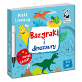 Kapitan Nauka Bazgraki i Dinozaury książka+flamaster