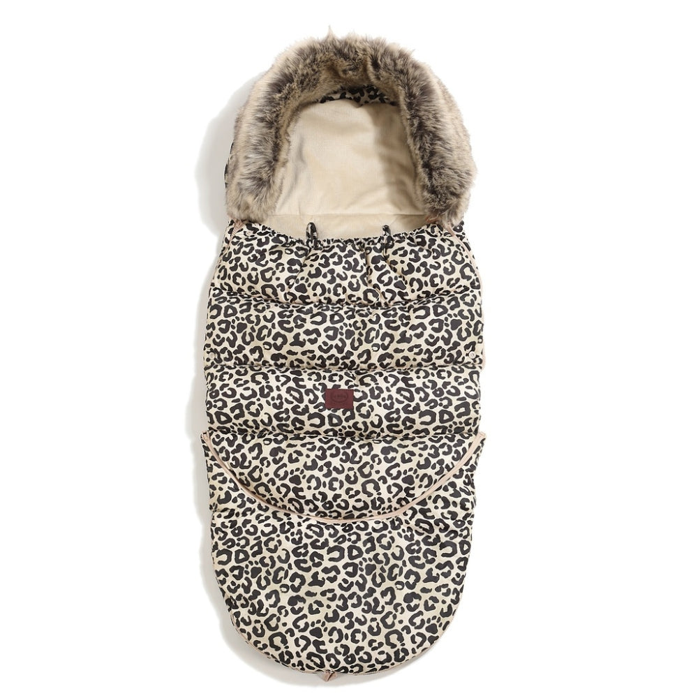 La Millou Śpiworek do wózka Combo Multi Leopard Cream