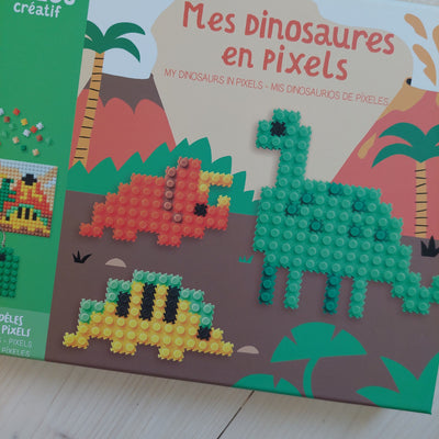 Auzou Zestaw kreatywny piksele Dinozaury