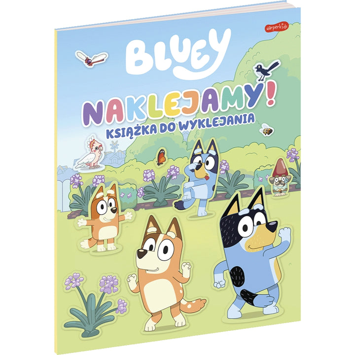 HarperKids Książeczka naklejki dla dzieci Bluey Naklejamy!