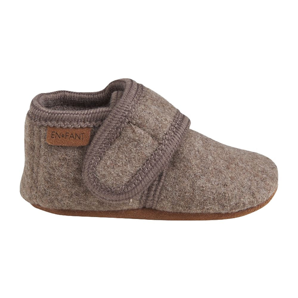 En Fant Kapcie wełniane Walnut