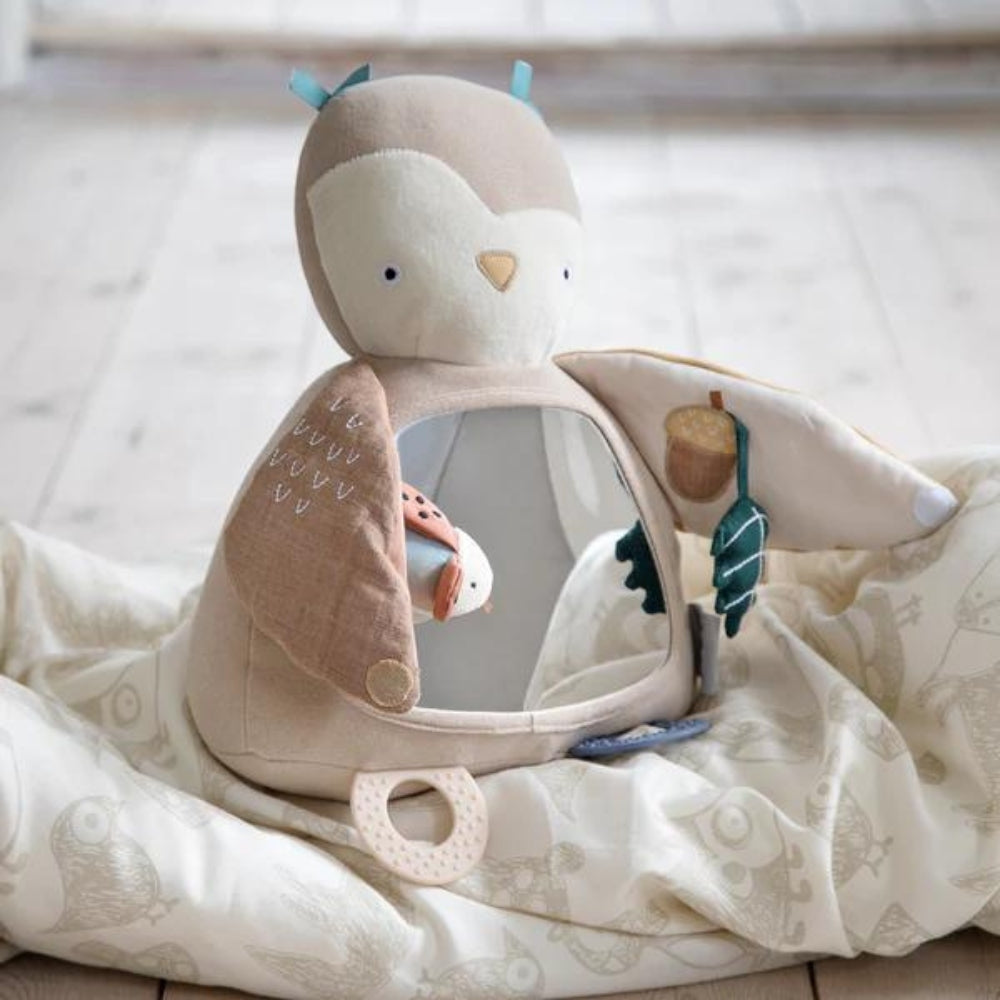 Sebra Zabawka sensoryczna dla niemowląt sowa Blinky