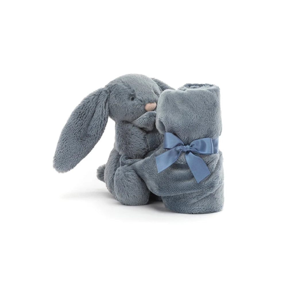 Jellycat Przytulanka dla niemowlaka Króliczek szmatka Dżinsowa 34cm