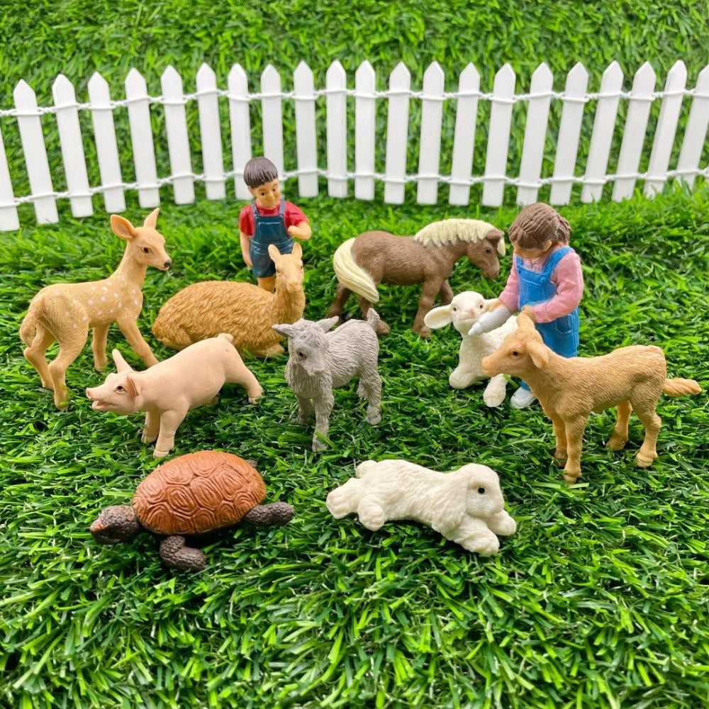 Safari Ltd Figurki dla dzieci w tubie Małe zwierzątka z Mini Zoo