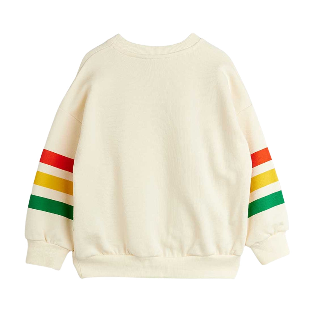 Mini Rodini Bluza dla dzieci Bear stripe Ecru
