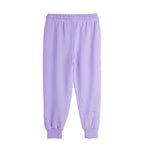 Mini Rodini Spodnie dresowe dla dzieci Cat with bowtie Purple