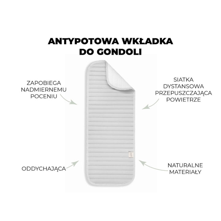 Sleepee Antypotowa wkładka do gondoli Petrol