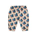 Bobo Choses Spodnie dla dzieci Doggy Mate All Over Offwhite