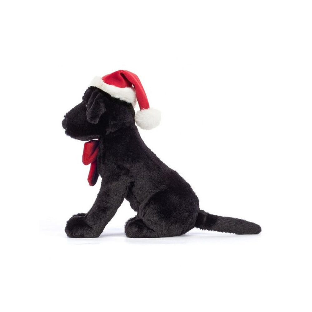 Jellycat Maskotka piesek Labrador w Czapce Świętego Mikołaja 22 cm