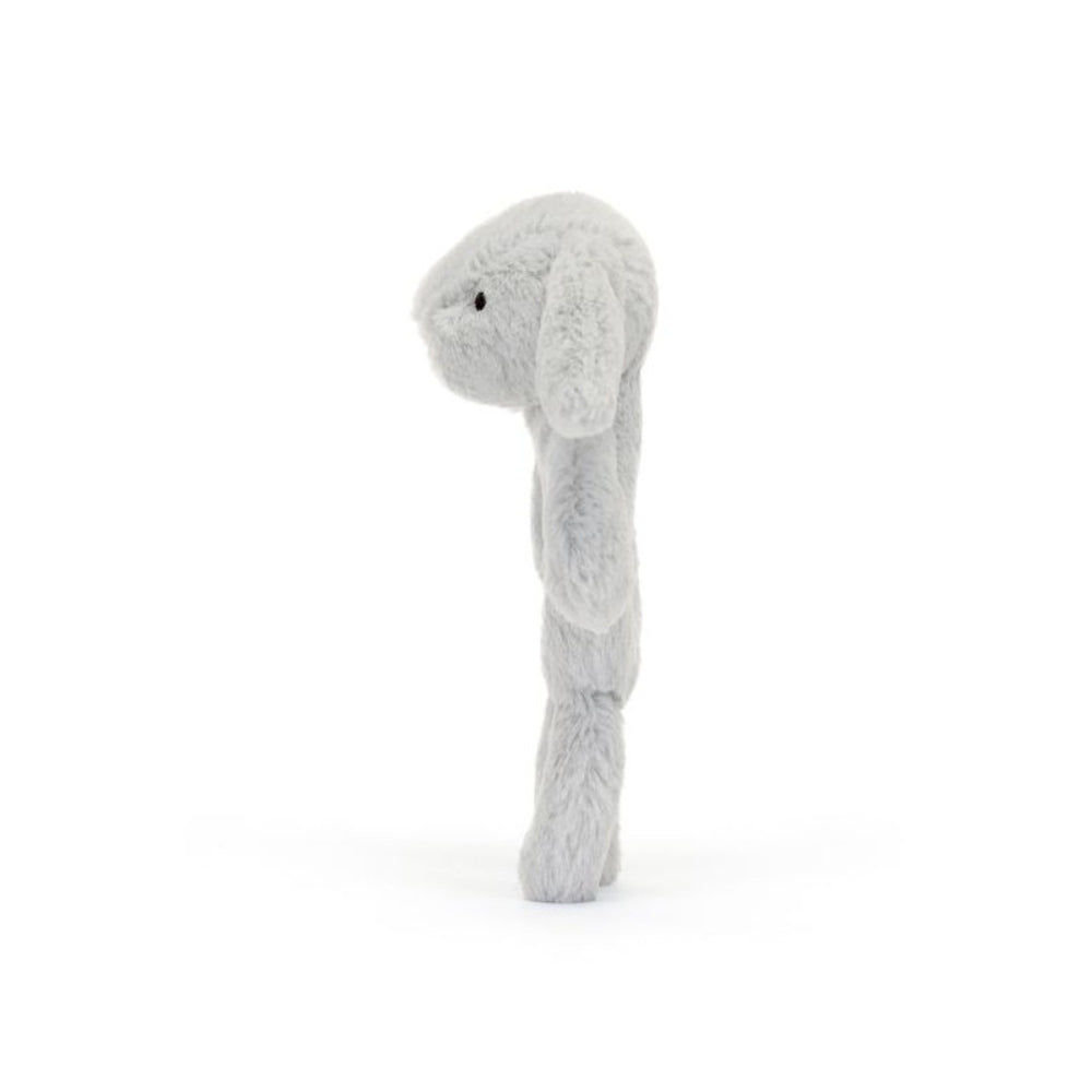 Jellycat Królik grzechotka srebrna 18 cm