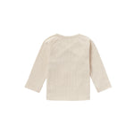 Noppies Koszulka dla niemowlaka z długim rękawem Nanyuki Oatmeal Melange