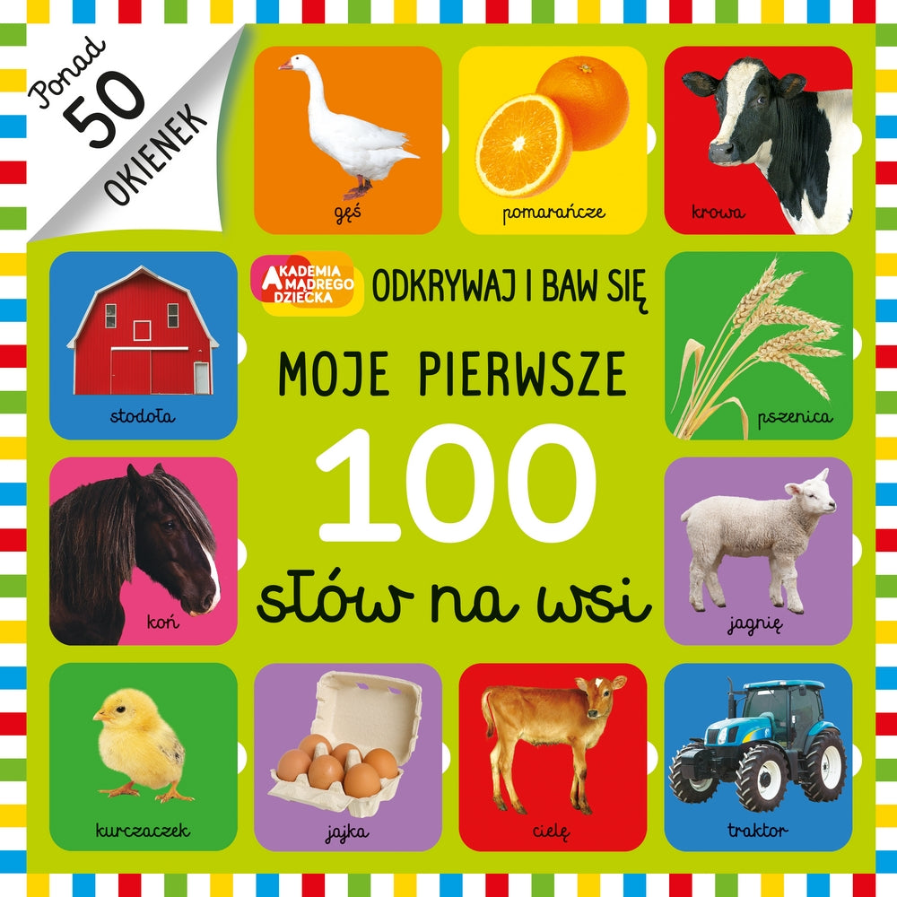 Harperkids Książka dla dzieci Moje pierwsze 100 słów na wsi