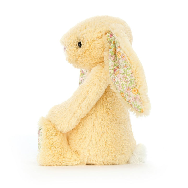 Jellycat Królik 31 cm Kwieciste uszy Żółty