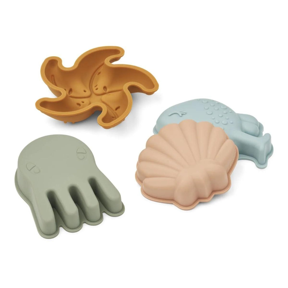 Liewood Foremki do piasku 4-Pack Mermaids Sandy