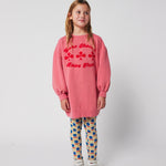 Bobo Choses Legginsy dla dziewczynki Geometric Scacs all over Offwhite