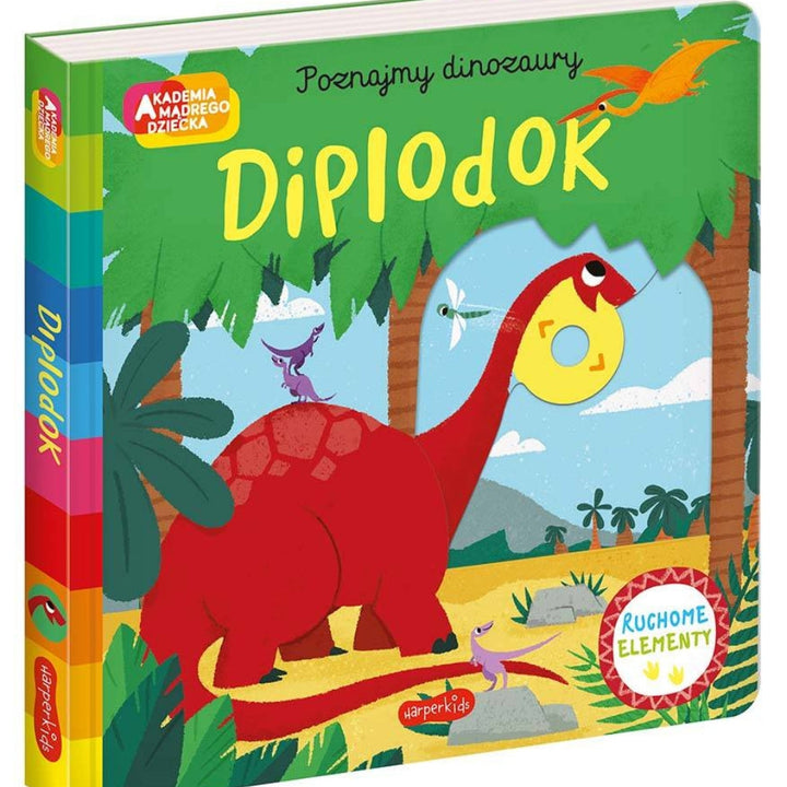 SKAZA Harperkids Książka dla dzieci Akademia mądrego dziecka Poznajmy dinozaury