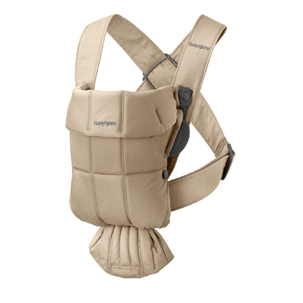 BABYBJORN Nosidełko dla niemowlaka MINI Woven Beige