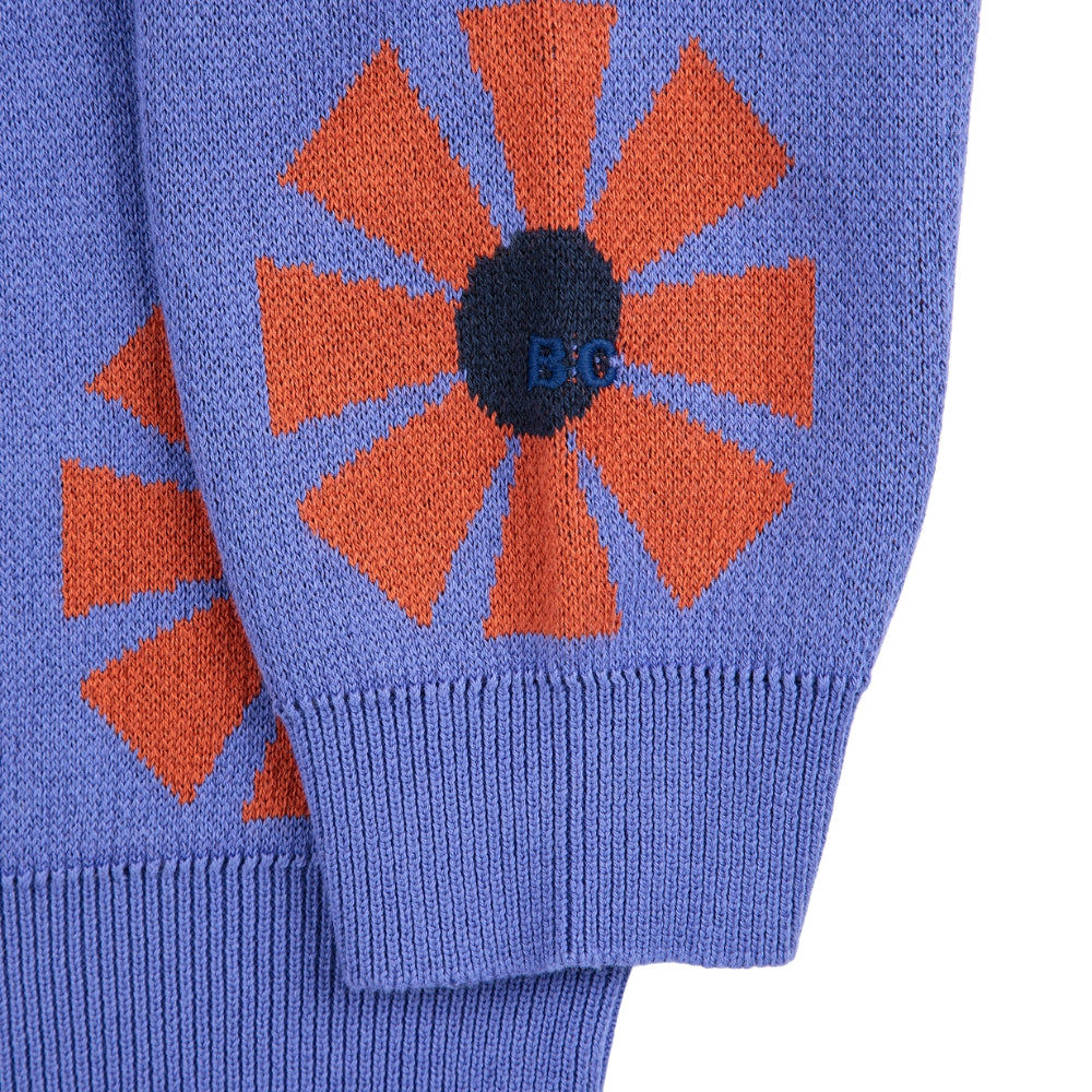 Bobo Choses Sweter dla dzieci Kaleidoscope All Over Purple