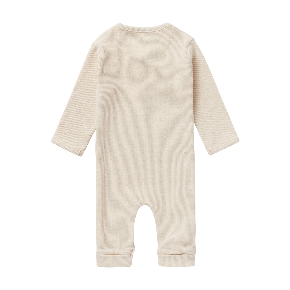 Noppies Kombinezon dla niemowlaka Nevis Oatmeal Melange
