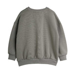 Mini Rodini Sweter dla dzieci z haftem Dino Grey