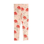 Mini Rodini Leginsy dla dziewczynki Mammoth Pink