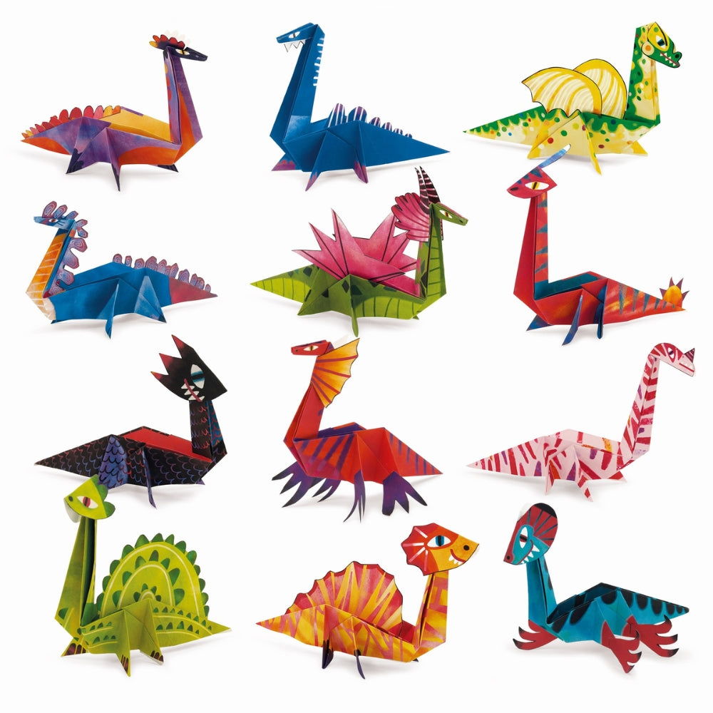 Ludattica Origami dla dzieci Dinozaury