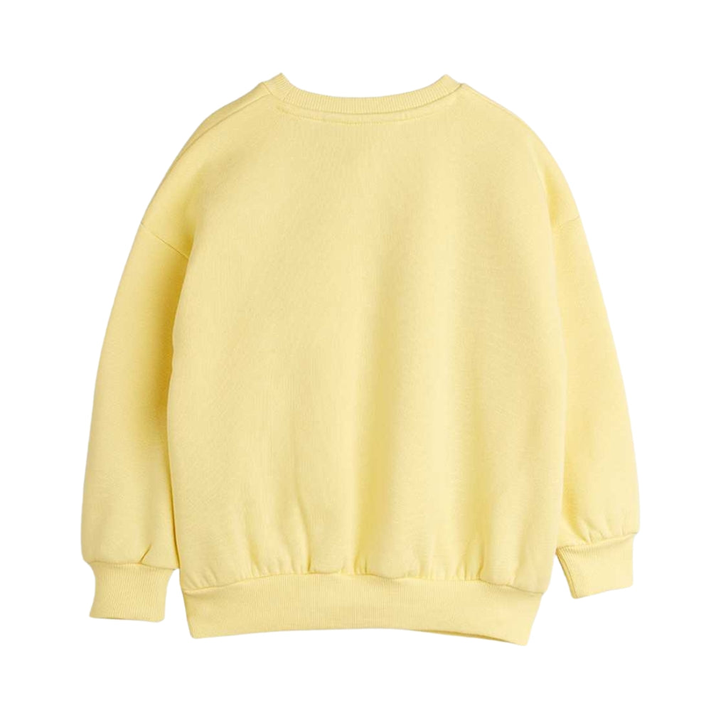 Mini Rodini Bluza dla dzieci Panda & Cat Yellow