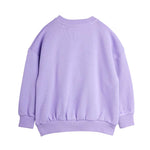 Mini Rodini Bluza dla dzieci Cat with bowtie Purple