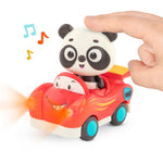 B. Toys Zestaw 3 miękkich autek sensorycznych z pasażerami Odgłosy i światło