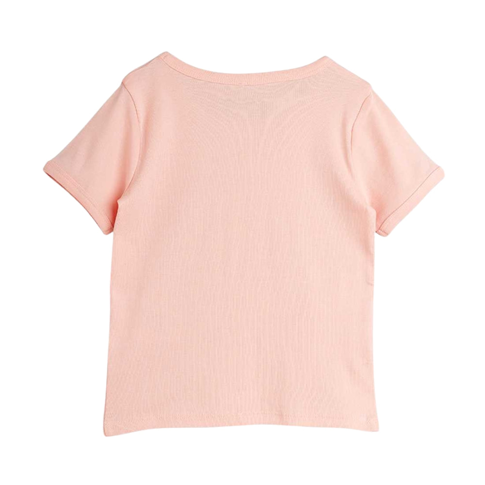 Mini Rodini Koszulka dla dzieci Mammoth pink