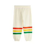 Mini Rodini Spodnie dresowe dla dzieci Bear stripe Ecru