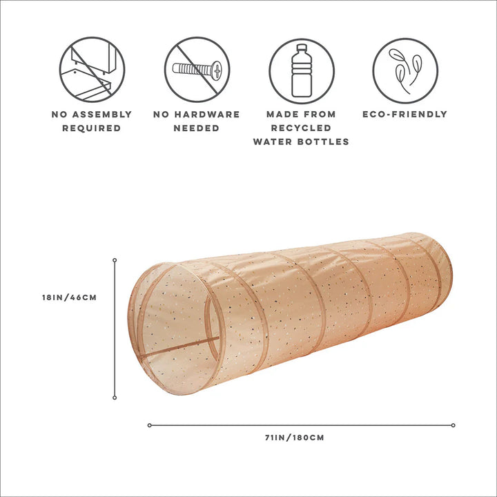 3 Sprouts Tunel dla dzieci Terrazzo Clay