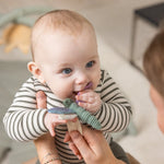 Sebra Zabawki sensoryczne dla niemowląt zestaw 3 szt. Kwiatek/Ważka/Łabędź