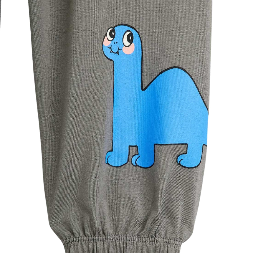 Mini Rodini Spodnie dla dzieci Dino Grey