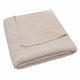 Jollein Kocyk dla niemowlaka Check Knit Oatmeal 100 x 75 cm
