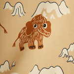 Mini Rodini Leginsy dla dziewczynki Mammoth Beige
