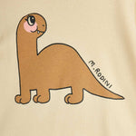 Mini Rodini Koszulka dla dzieci Dino Beige