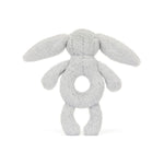 Jellycat Królik grzechotka srebrna 18 cm