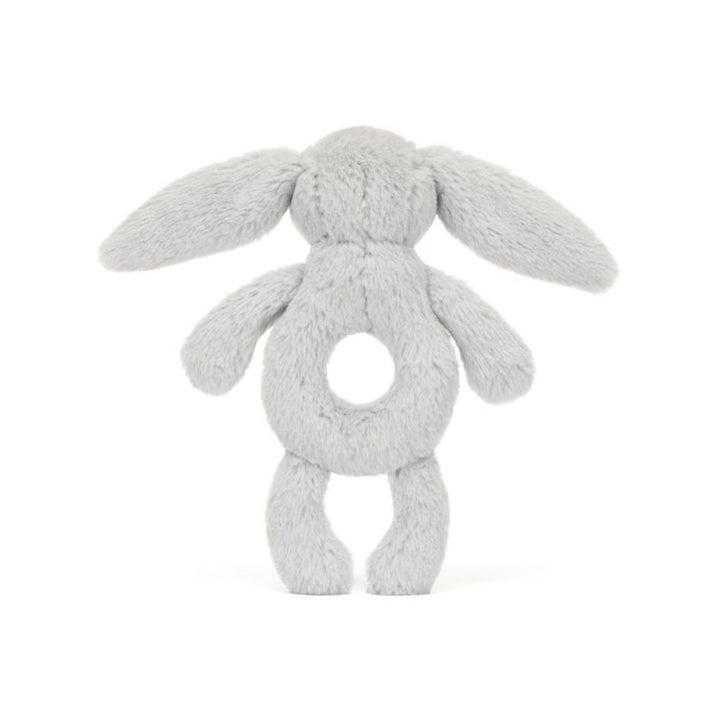 Jellycat Królik grzechotka srebrna 18 cm