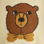 Mini Rodini Sweter dla dzieci z haftem Bear