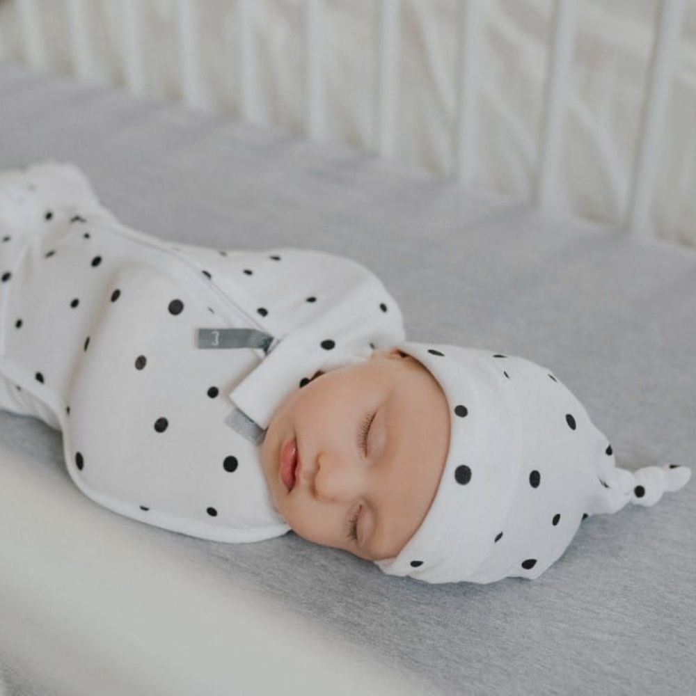 Sleepee otulacz niemowlęcy first step z czapeczką bohemian sand